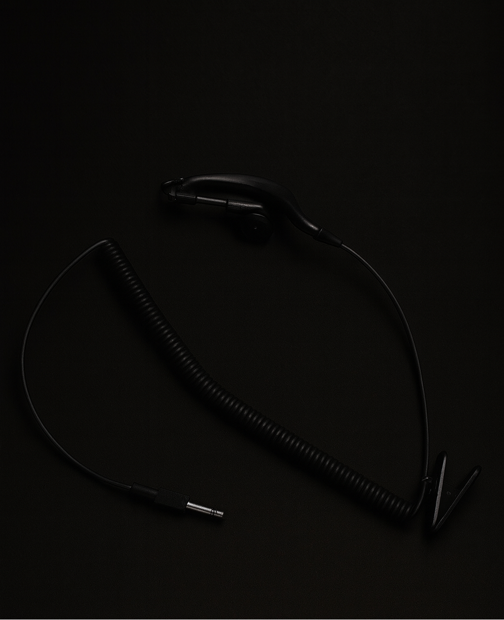3.5MM Single Ear Hook Wired Headset for Walkie-Talkies