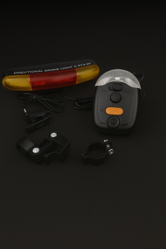 Bike Tail Light with Turn Signals & Horn