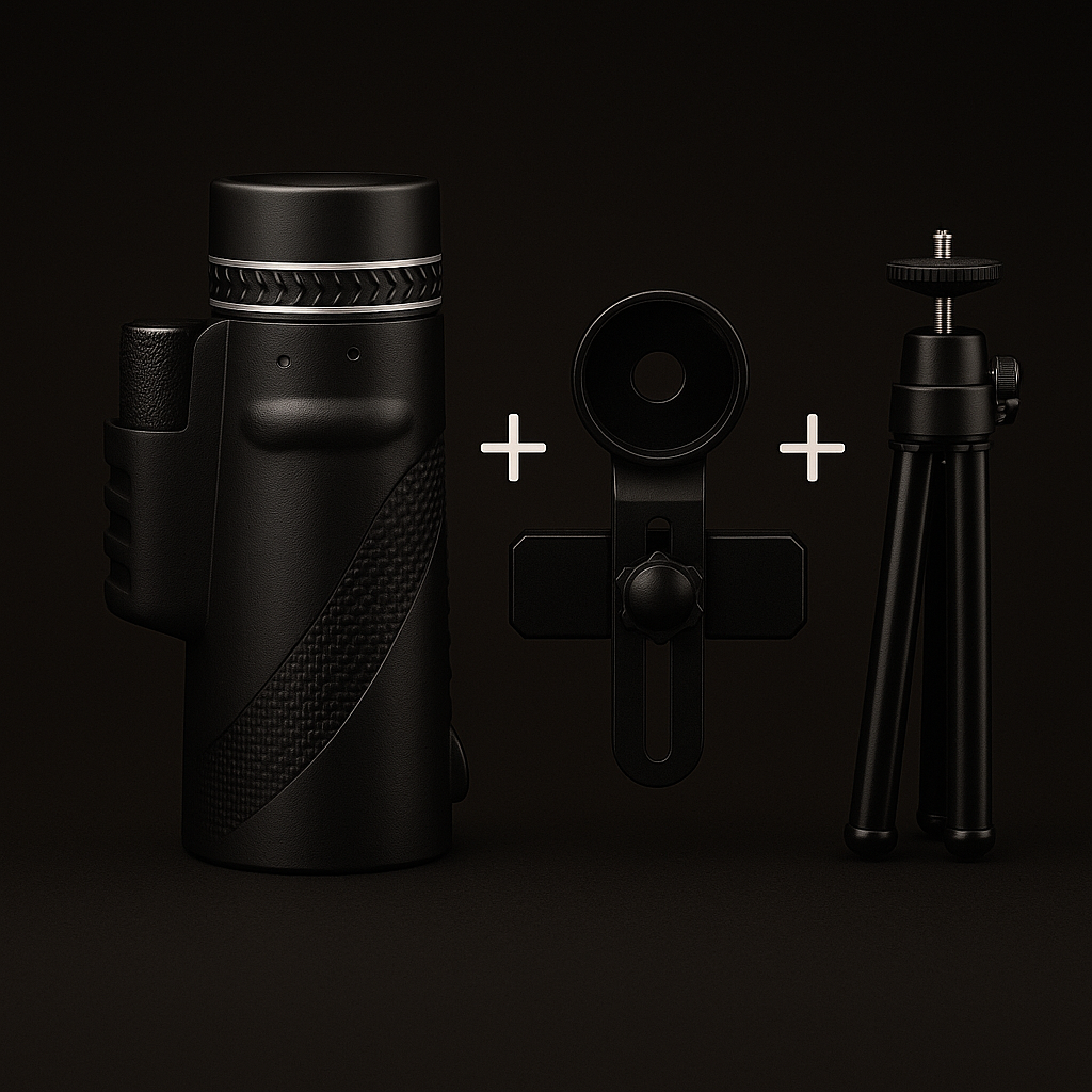 High-Definition Telescope with Universal Phone Mount