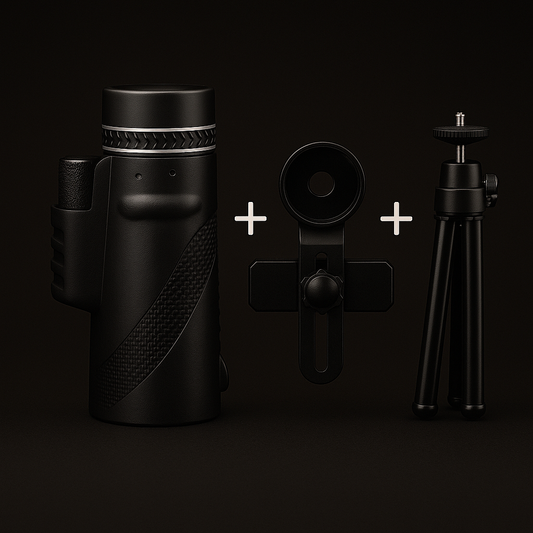 High-Definition Telescope with Universal Phone Mount