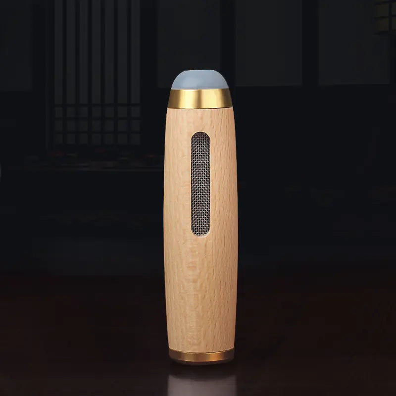 Walnut Wood Cigarette Holder with Mini Ashtray – Eco-Friendly & Stylish
