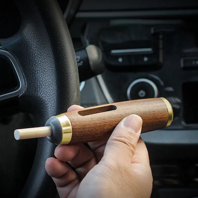 Walnut Wood Cigarette Holder with Mini Ashtray – Eco-Friendly & Stylish